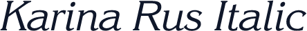 Karina Rus Italic