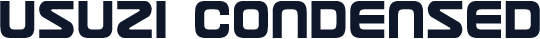 Usuzi Condensed