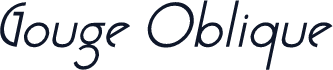 Gouge Oblique
