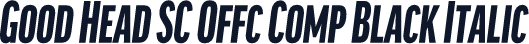 Good Head SC Offc Comp Black Italic