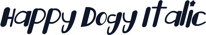 Happy Dogy Italic