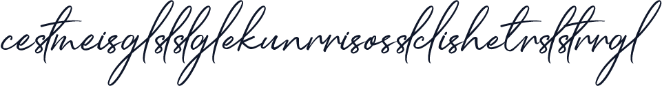 JulietteScriptLigature