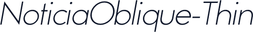 ☞NoticiaOblique-Thin