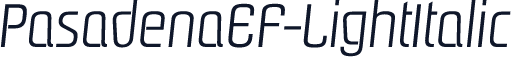 PasadenaEF-LightItalic