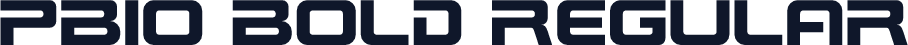 PBIO Bold Regular