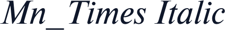 Mn_Times Italic
