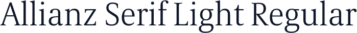 Allianz Serif Light Regular