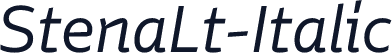 StenaLt-Italic