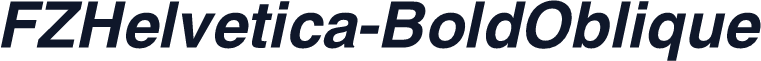 FZHelvetica-BoldOblique