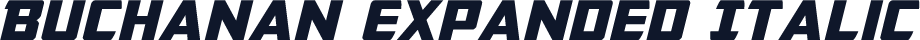 Buchanan Expanded Italic