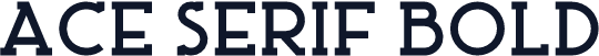 Ace Serif Bold