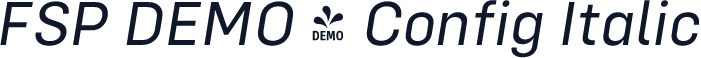 FSP DEMO - Config Italic