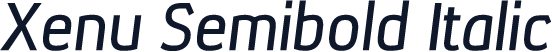 Xenu Semibold Italic