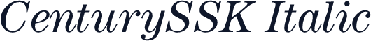 CenturySSK Italic