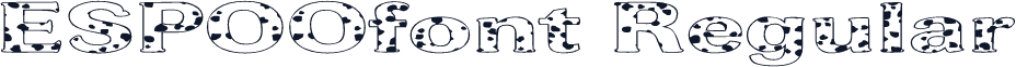 ESPOOfont Regular