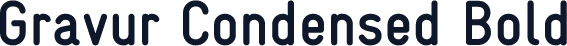 Gravur Condensed Bold