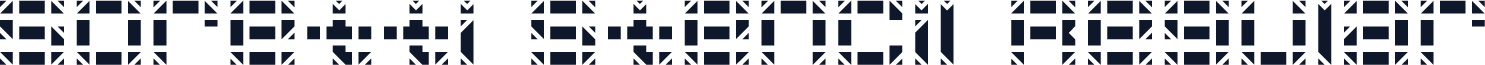 Soretti Stencil Regular