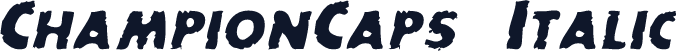 ChampionCaps Italic
