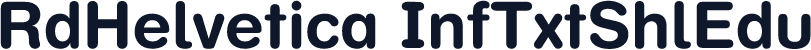 RdHelvetica InfTxtShlEdu