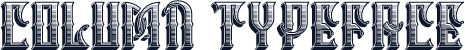 Column Typeface