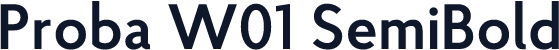 Proba W01 SemiBold