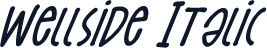 Wellside Italic