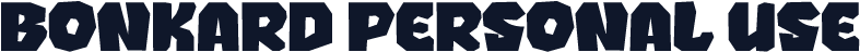 BONKARD PERSONAL USE