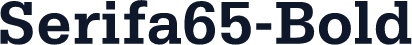 Serifa65-Bold