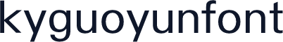 kyguoyunfont