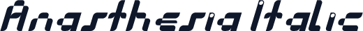 Anasthesia Italic