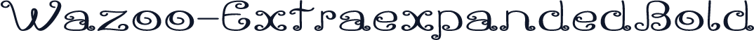 Wazoo-ExtraexpandedBold