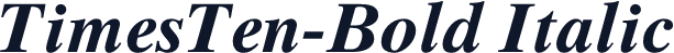 TimesTen-Bold Italic