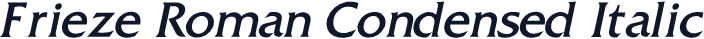 Frieze Roman Condensed Italic