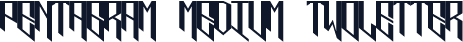 Pentagram Medium TwoLetter