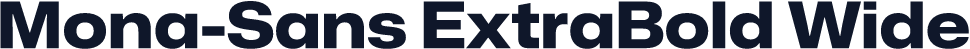 Mona-Sans ExtraBold Wide