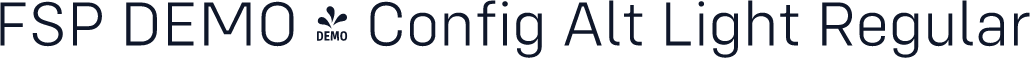 FSP DEMO - Config Alt Light Regular