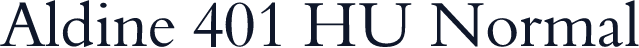Aldine 401 HU Normal