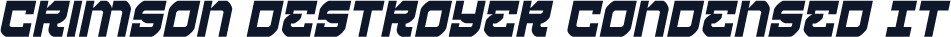 Crimson Destroyer Condensed It
