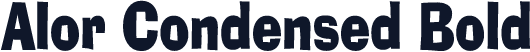 Alor Condensed Bold
