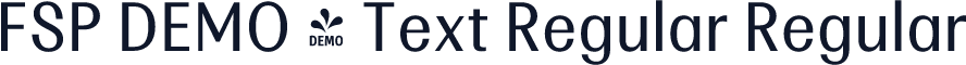 FSP DEMO - Text Regular Regular
