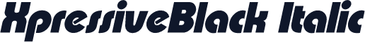 XpressiveBlack Italic