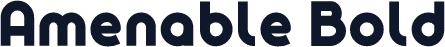 Amenable Bold