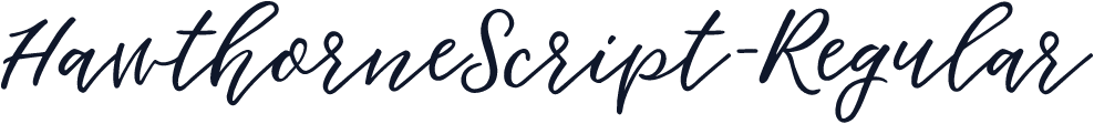 HawthorneScript-Regular