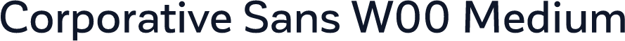Corporative Sans W00 Medium