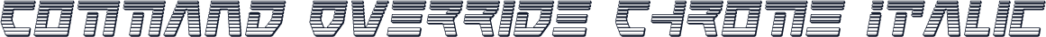 Command Override Chrome Italic