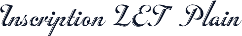 Inscription LET  Plain