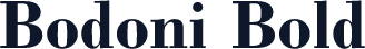 Bodoni Bold