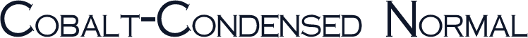 Cobalt-Condensed Normal