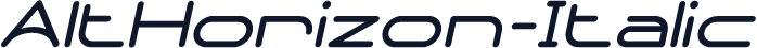 AltHorizon-Italic