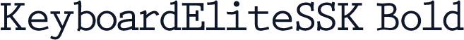KeyboardEliteSSK Bold